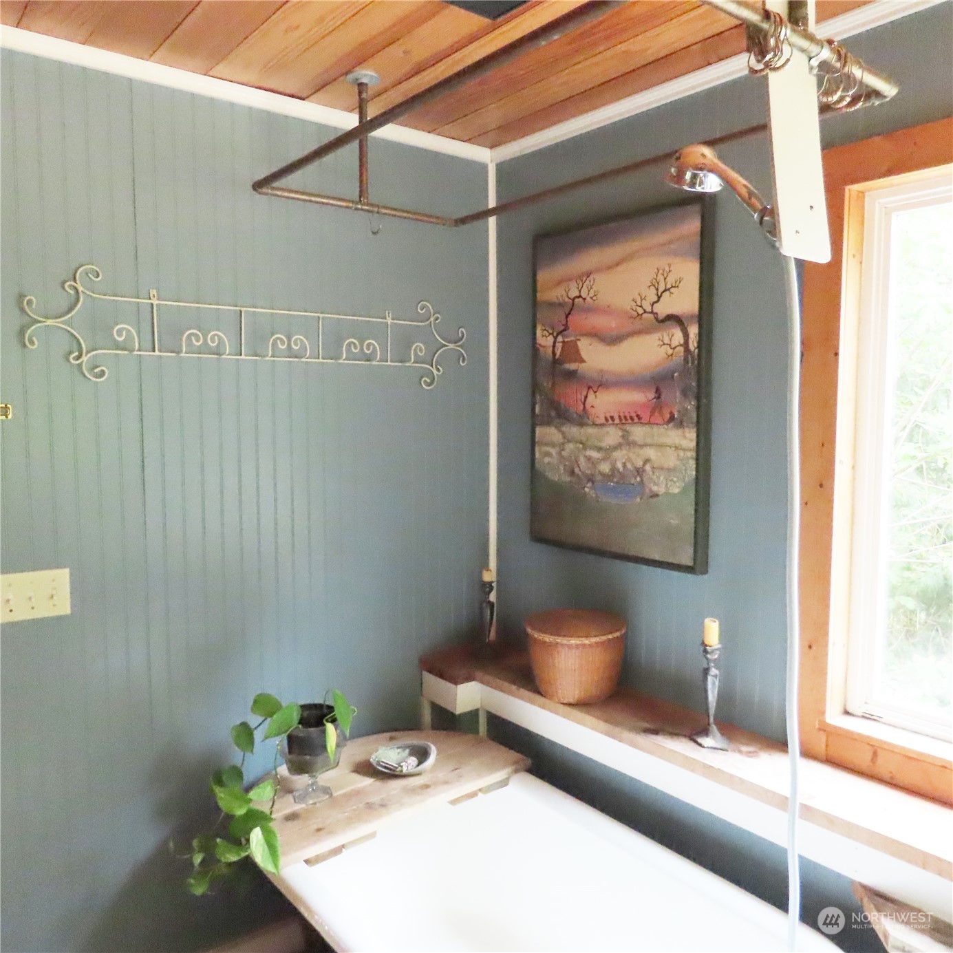 3624 Dabob Road Quilcene, WA 98376 - Photo 15 of 37 a bathroom with a sink a toilet and shower