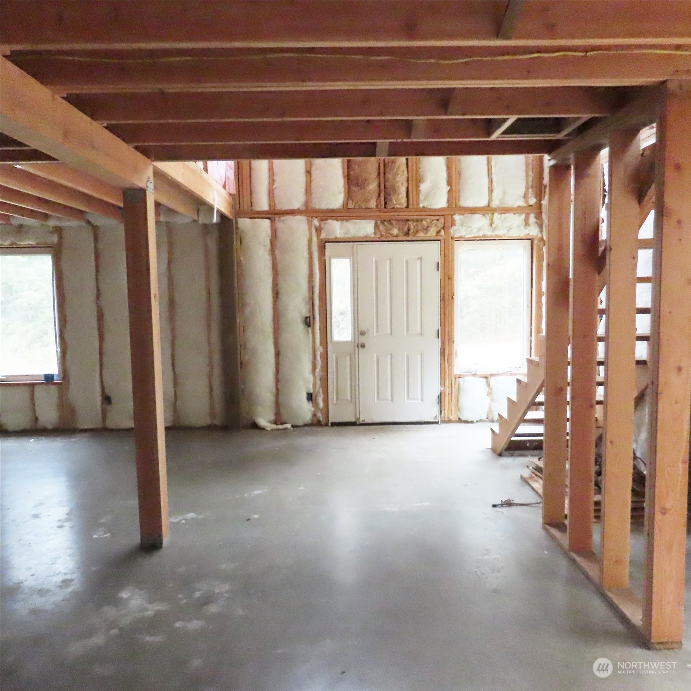 3624 Dabob Road Quilcene, WA 98376 - Photo 33 of 37 a view of an empty room with a window