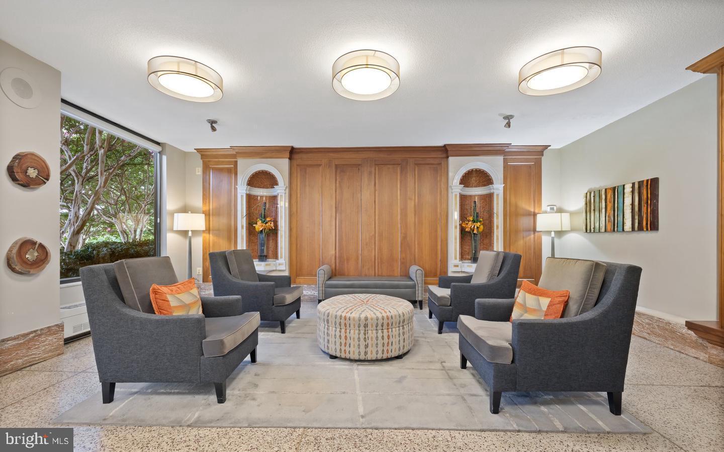 1121 University Boulevard West, Unit 1104B Silver Spring, MD 20902 - Photo 5 of 28 Lobby views - Sit and relax with guests