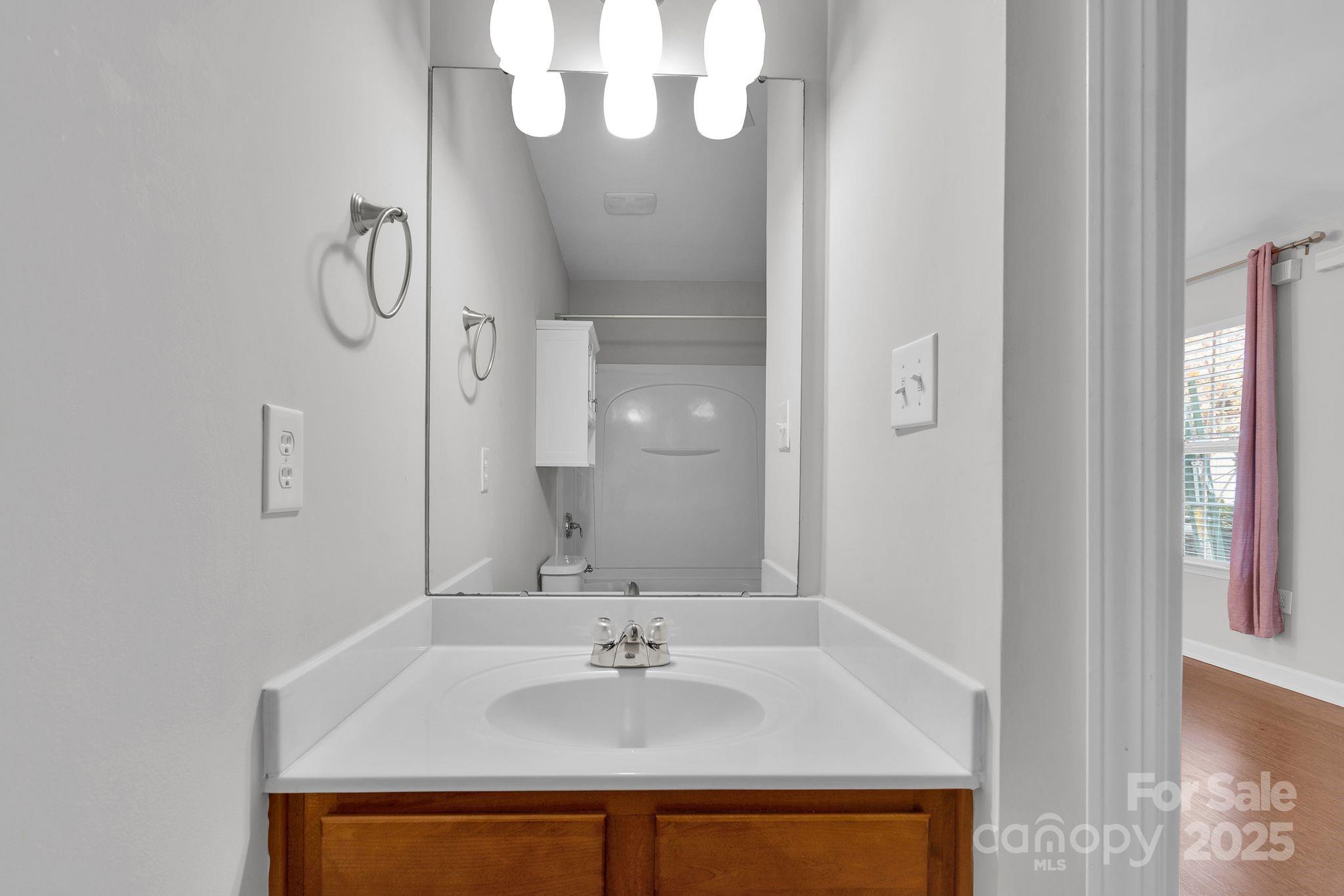 743 Waterfall Way Clover, SC 29710 - Photo 14 of 20 a bathroom with a sink and a mirror