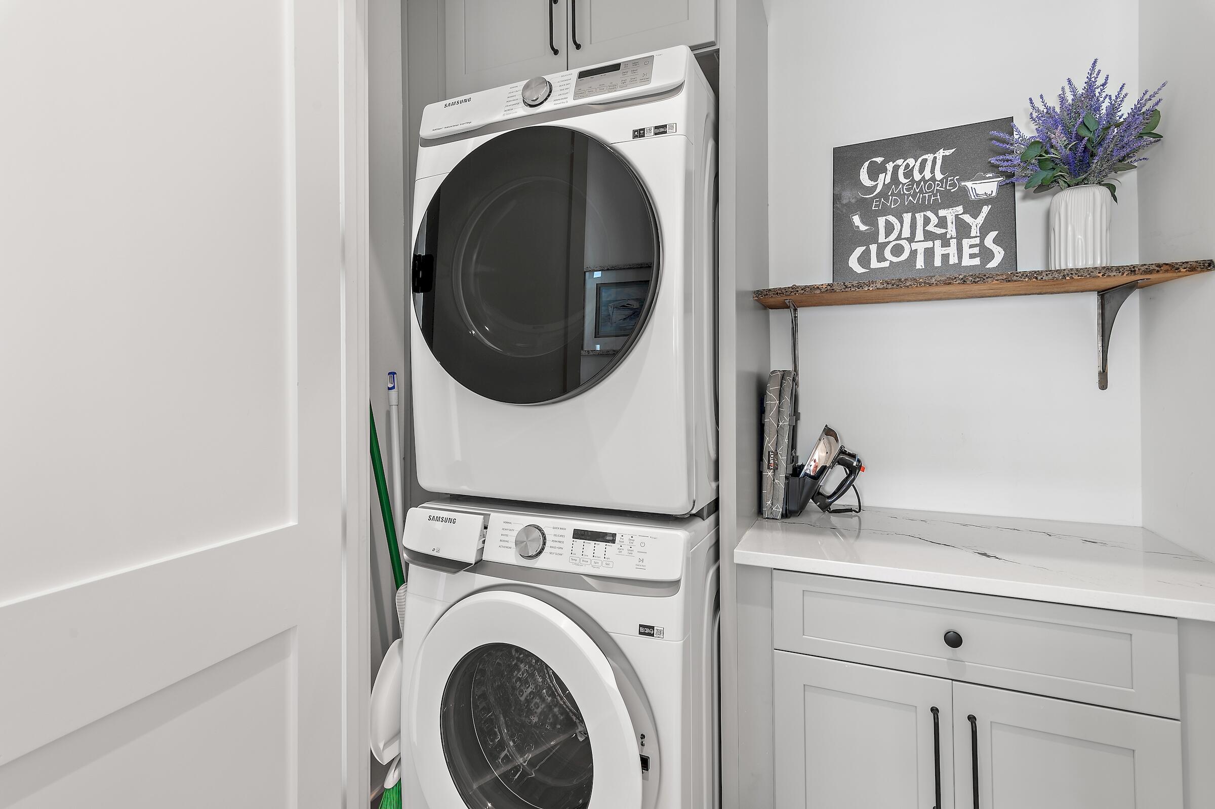71 Grande Pointe Drive Inlet Beach, FL 32461 - Photo 45 of 48 a utility room with dryer and washer