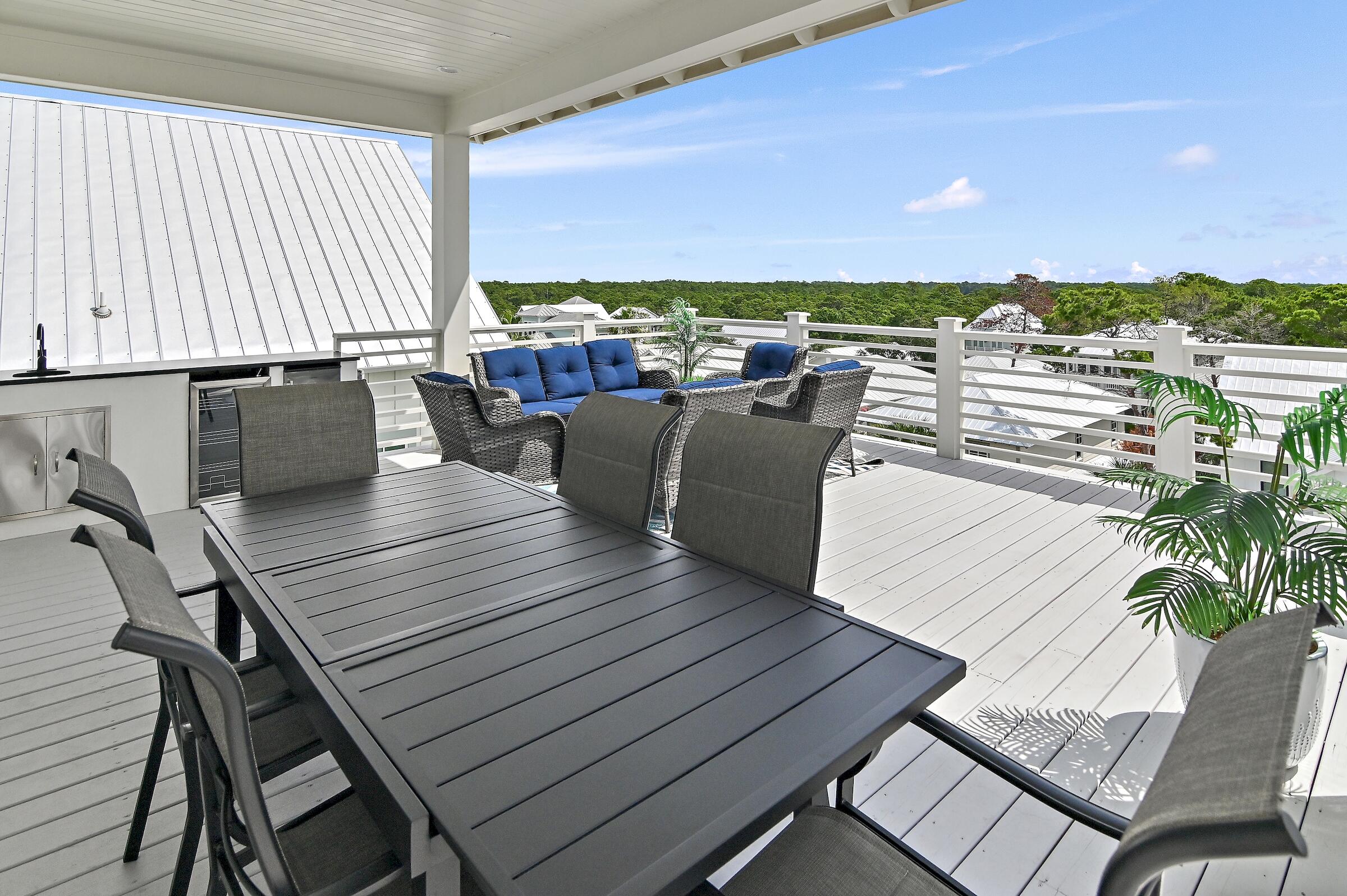 71 Grande Pointe Drive Inlet Beach, FL 32461 - Photo 9 of 48 a view of a terrace with seating space