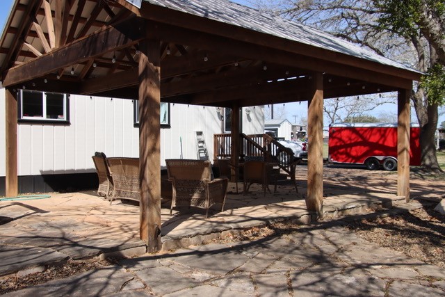 453 North Washington Street Round Top, TX 78954 - Photo 7 of 16 a view of outdoor space with seating area