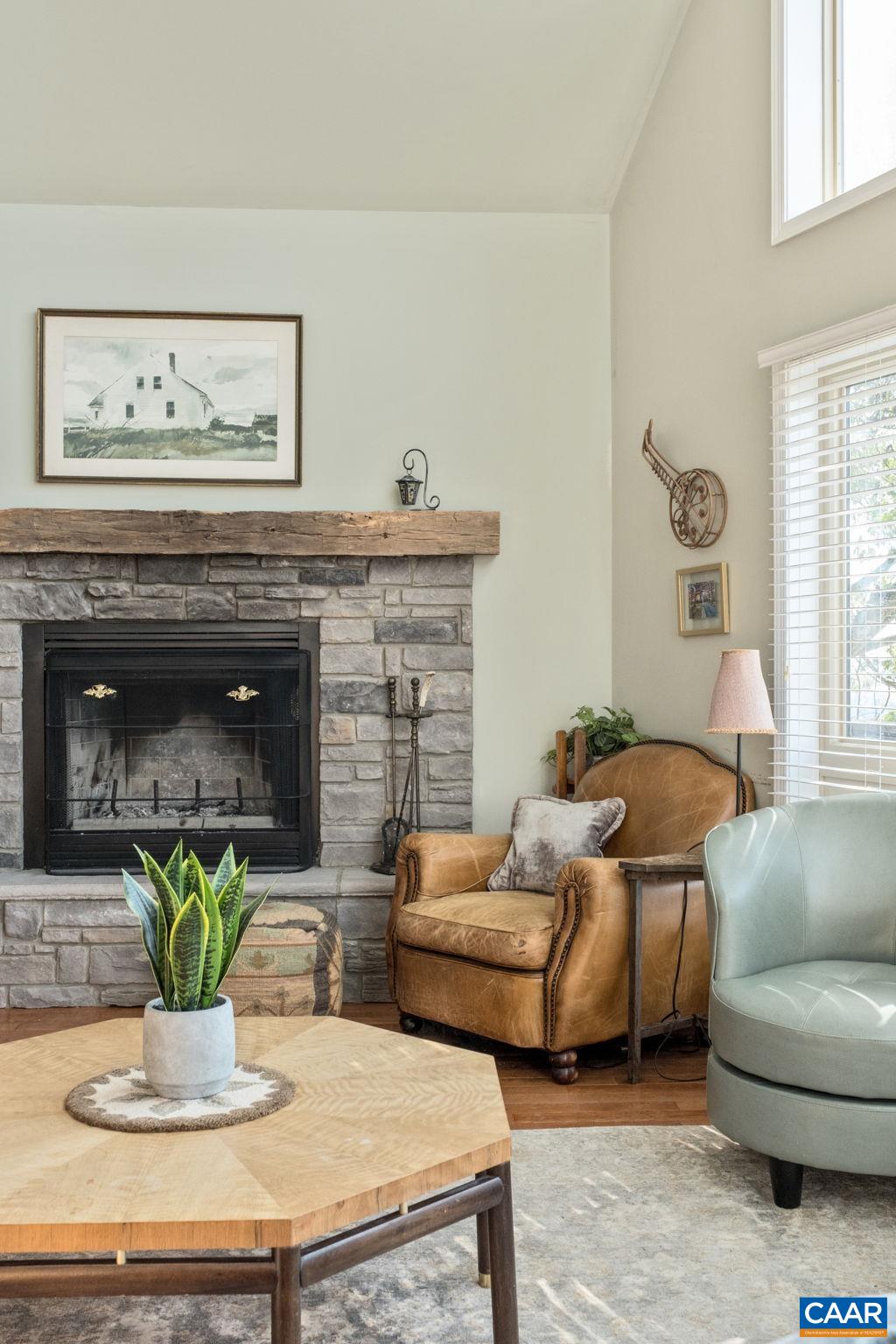 70 Percy Lane Fairfield, VA 24435 - Photo 16 of 52 a living room with furniture and a fireplace