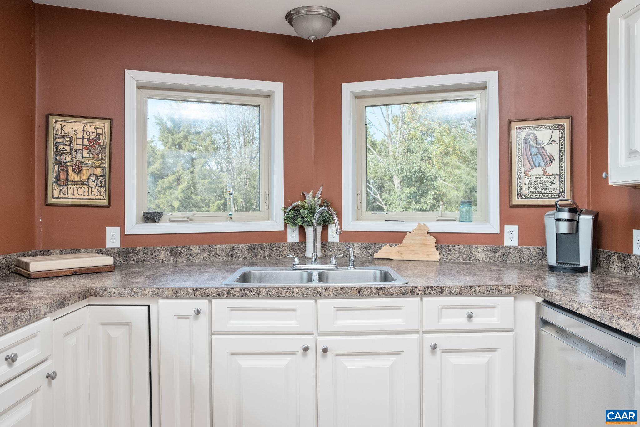 70 Percy Lane Fairfield, VA 24435 - Photo 22 of 52 a kitchen with granite countertop a sink and a window