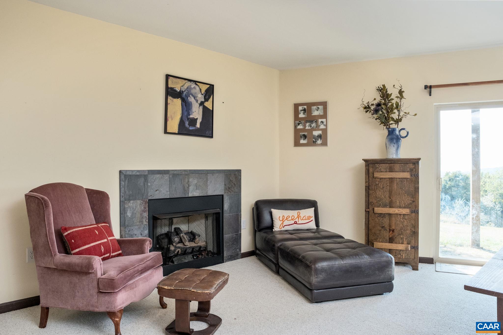 70 Percy Lane Fairfield, VA 24435 - Photo 37 of 52 a living room with furniture and a fireplace