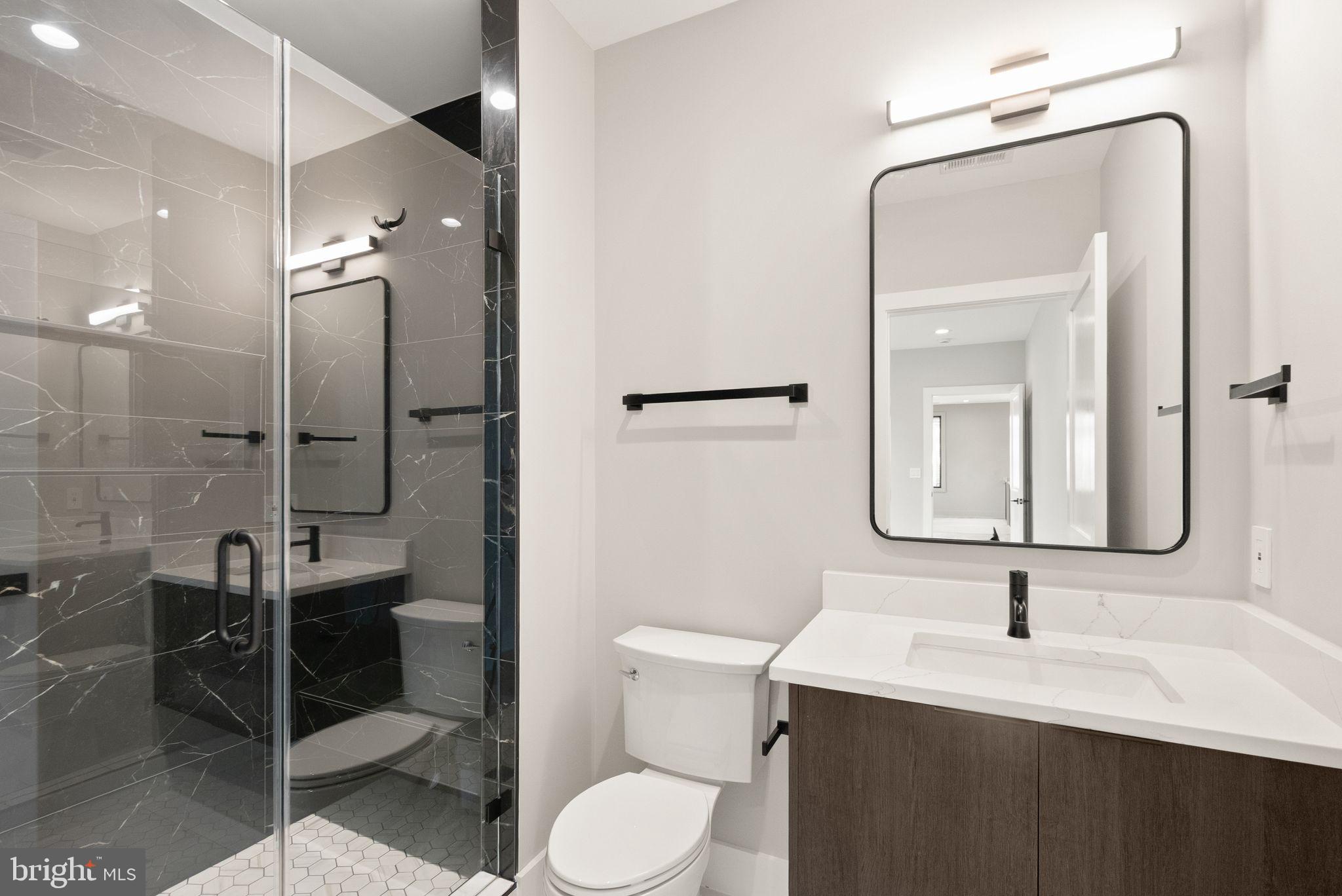 6329 Halsey Road McLean, VA 22101 - Photo 58 of 94 Sleek modern bathroom oasis.