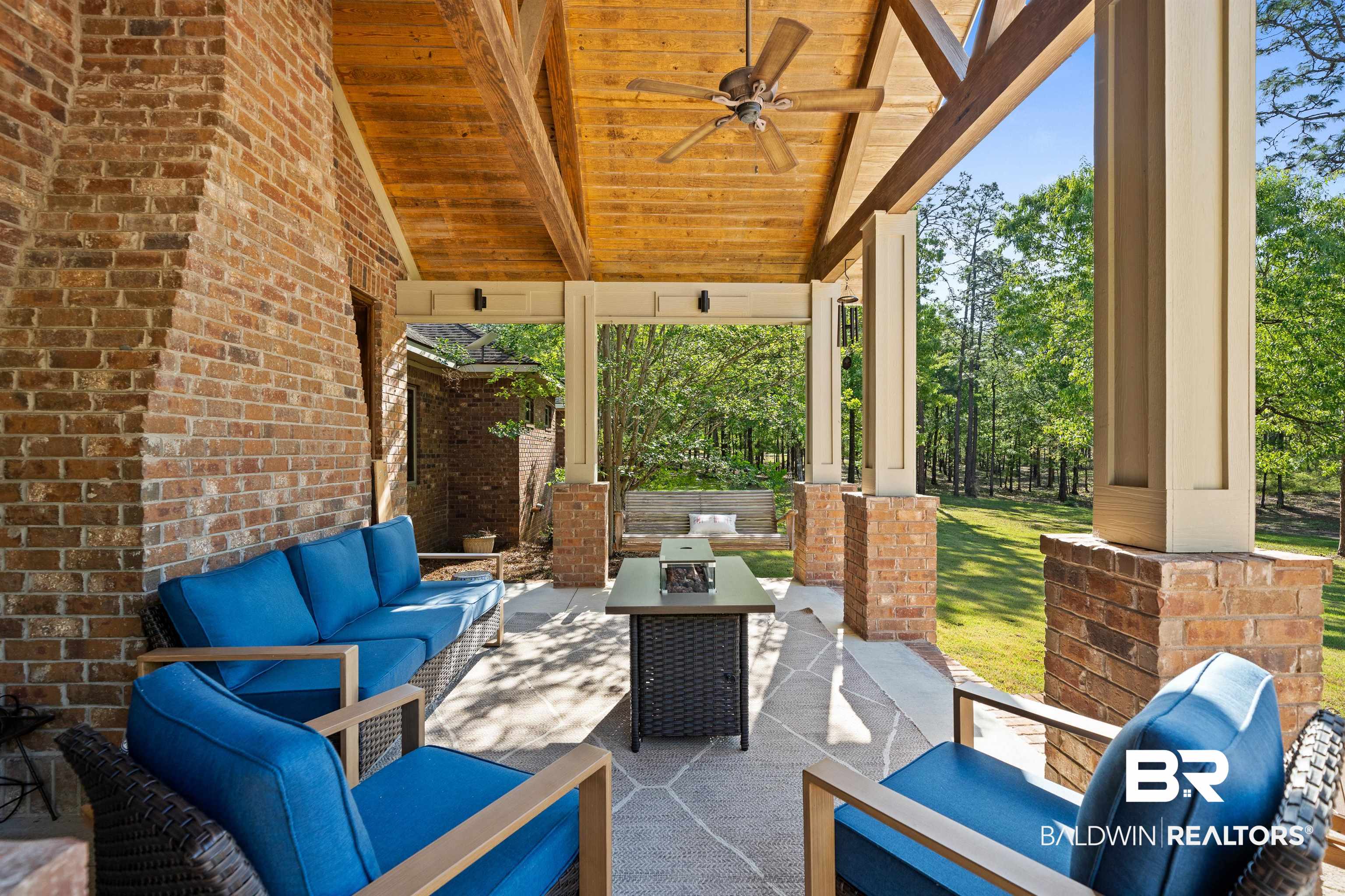 47252 Emmons Road Bay Minette, AL 36507 - Photo 40 of 50 View of patio / terrace featuring an outdoor living space and ceiling fan