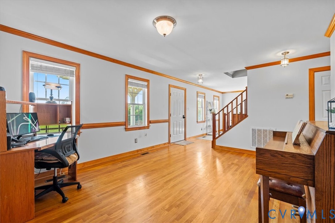 3137 Trenholm Road Powhatan, VA 23139 - Photo 25 of 72 a view of a livingroom with furniture and a window