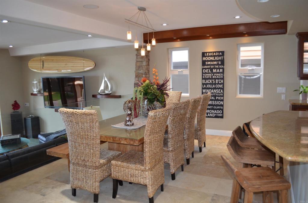 378 Neptune Avenue Encinitas, CA 92024 - Photo 22 of 45 a view of a dining room with furniture and window