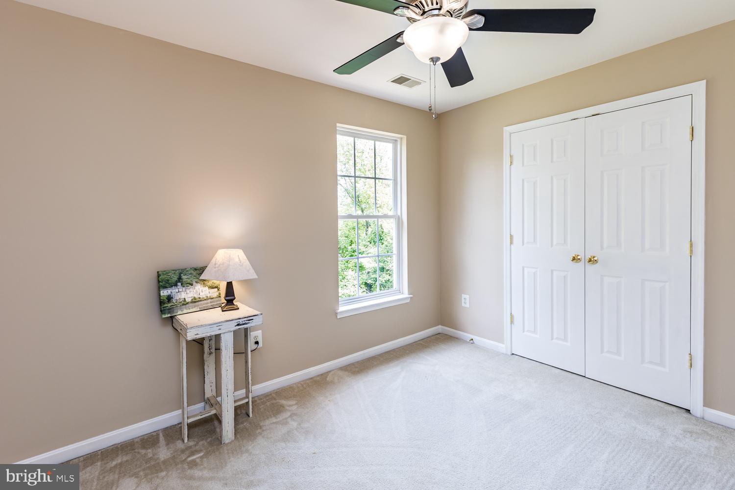 3931 Hunter Road Ellicott City, MD 21043 - Photo 24 of 50 Bedroom 2 with lighted fan and large closet