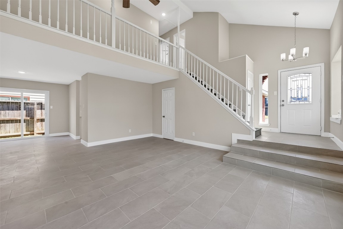 2318 Irish Spring Drive Houston, TX 77067 - Photo 3 of 25 a view of an entryway with stairs