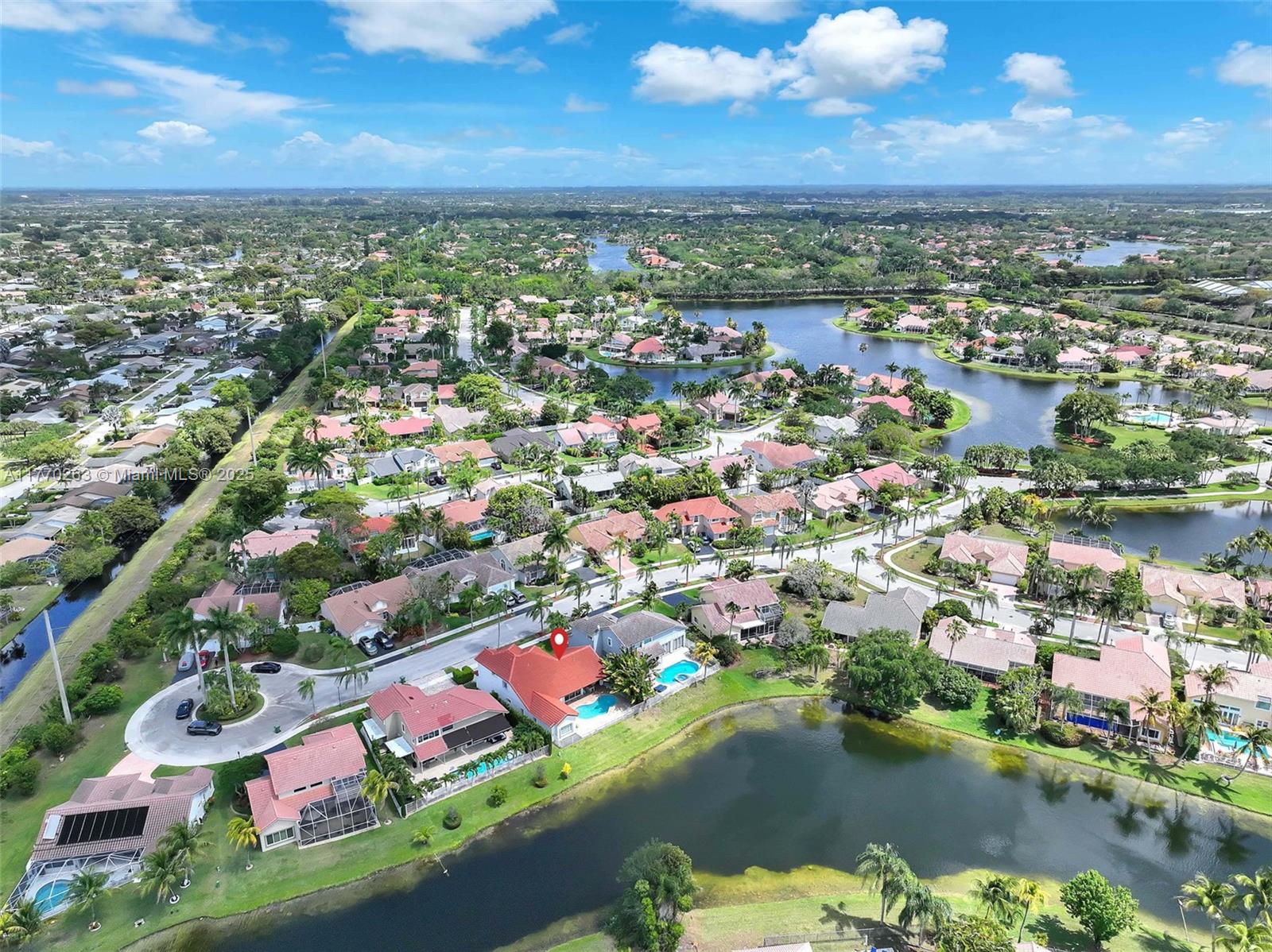 1055 San Luis Rey Weston, FL 33326 - Photo 64 of 75 an aerial view of city and lake