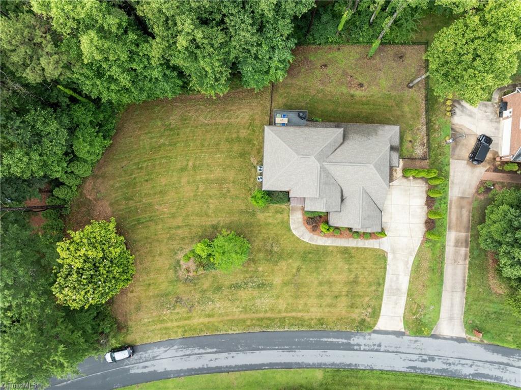 5103 Millstaff Drive Oak Ridge, NC 27310 - Photo 39 of 46 BIRDS EYE VIEW