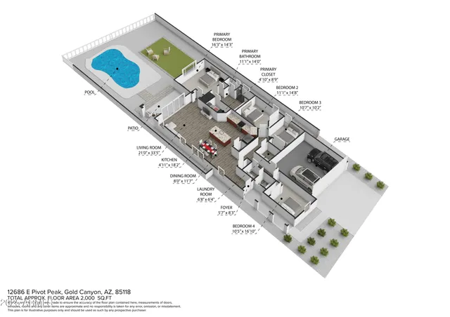 $585,000 | 12686 East Pivot Peak, Gold Canyon, AZ 85118