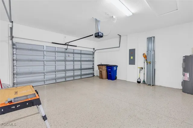 a view of a swimming pool and lounge chair