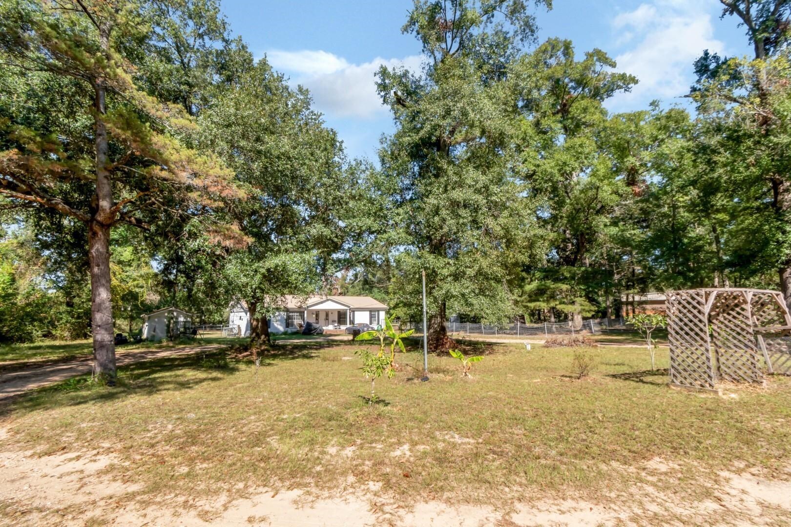 6405 1st Street Wilmer, AL 36587 - Photo 24 of 38 View of green lawn featuring view of wooded area