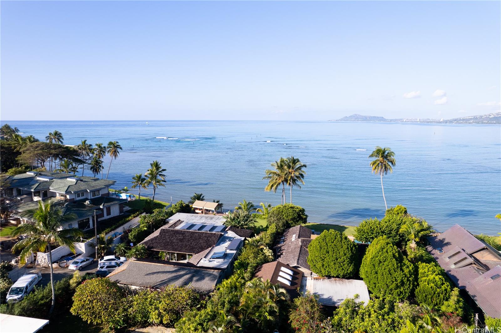 469 Portlock Road Honolulu, HI 96825 - Photo 22 of 25 an aerial view of a house with a garden