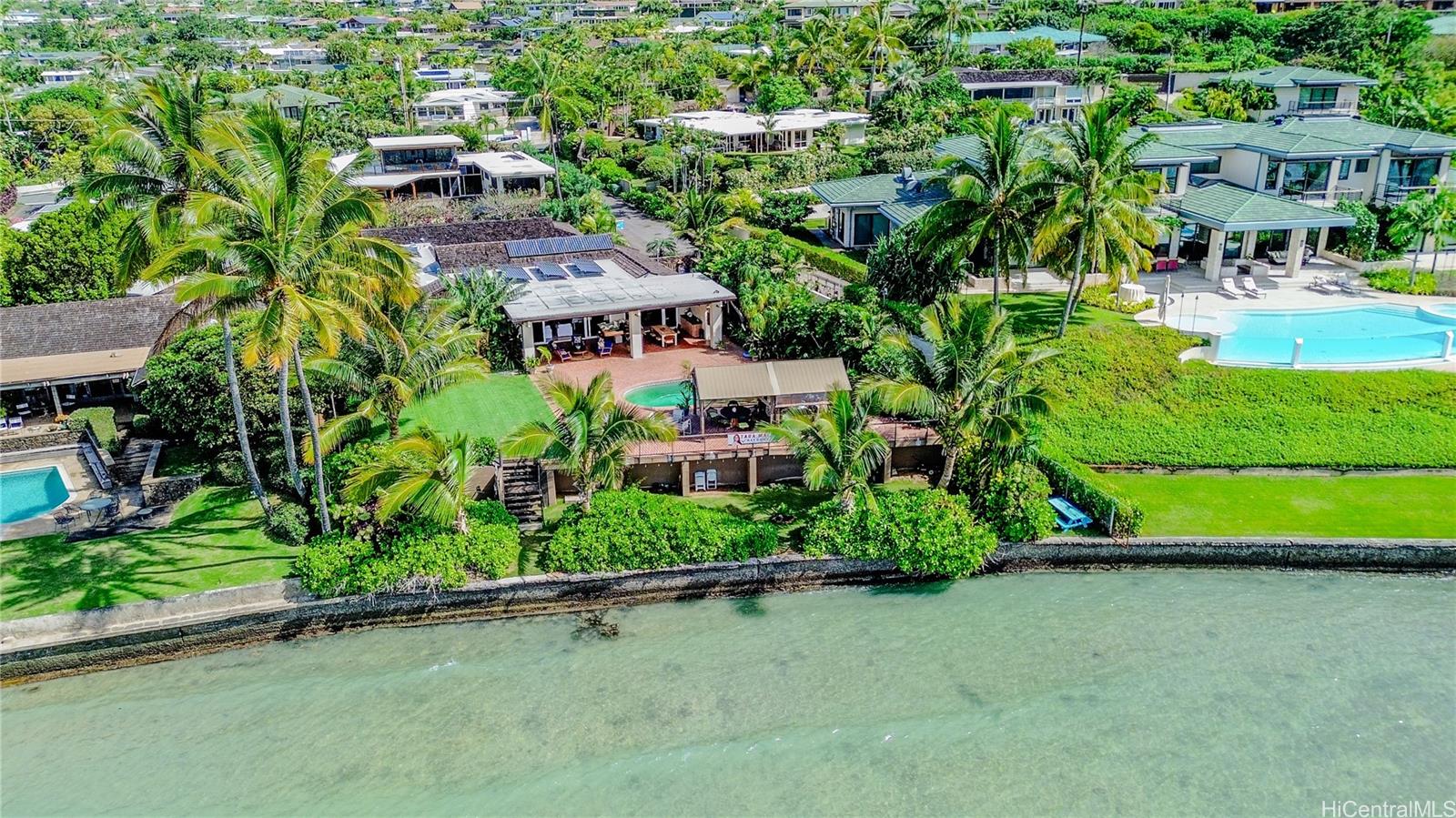 469 Portlock Road Honolulu, HI 96825 - Photo 24 of 25 an aerial view of residential house with outdoor space and trees all around