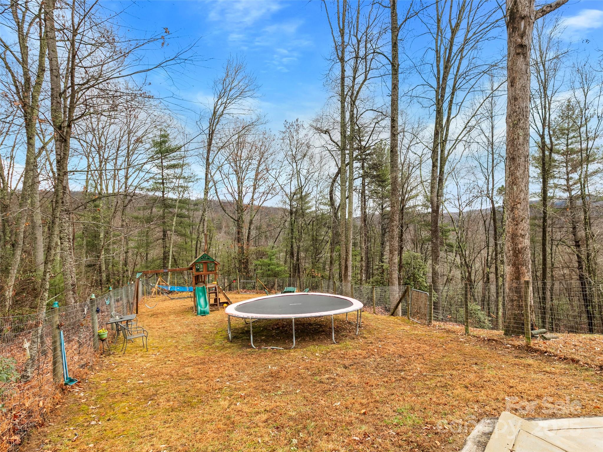 1239 Lower Loop Drive Fletcher, NC 28732 - Photo 24 of 24 a backyard of a house with table and chairs