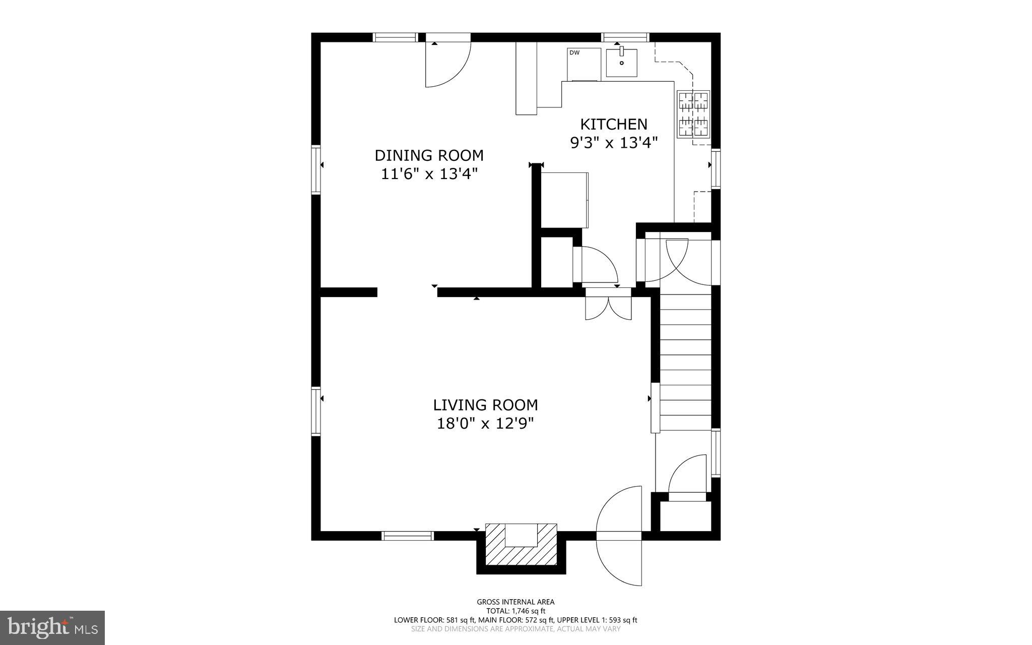 28 Dunmore Road Baltimore, MD 21228 - Photo 52 of 54 Floor Plan - 1st floor