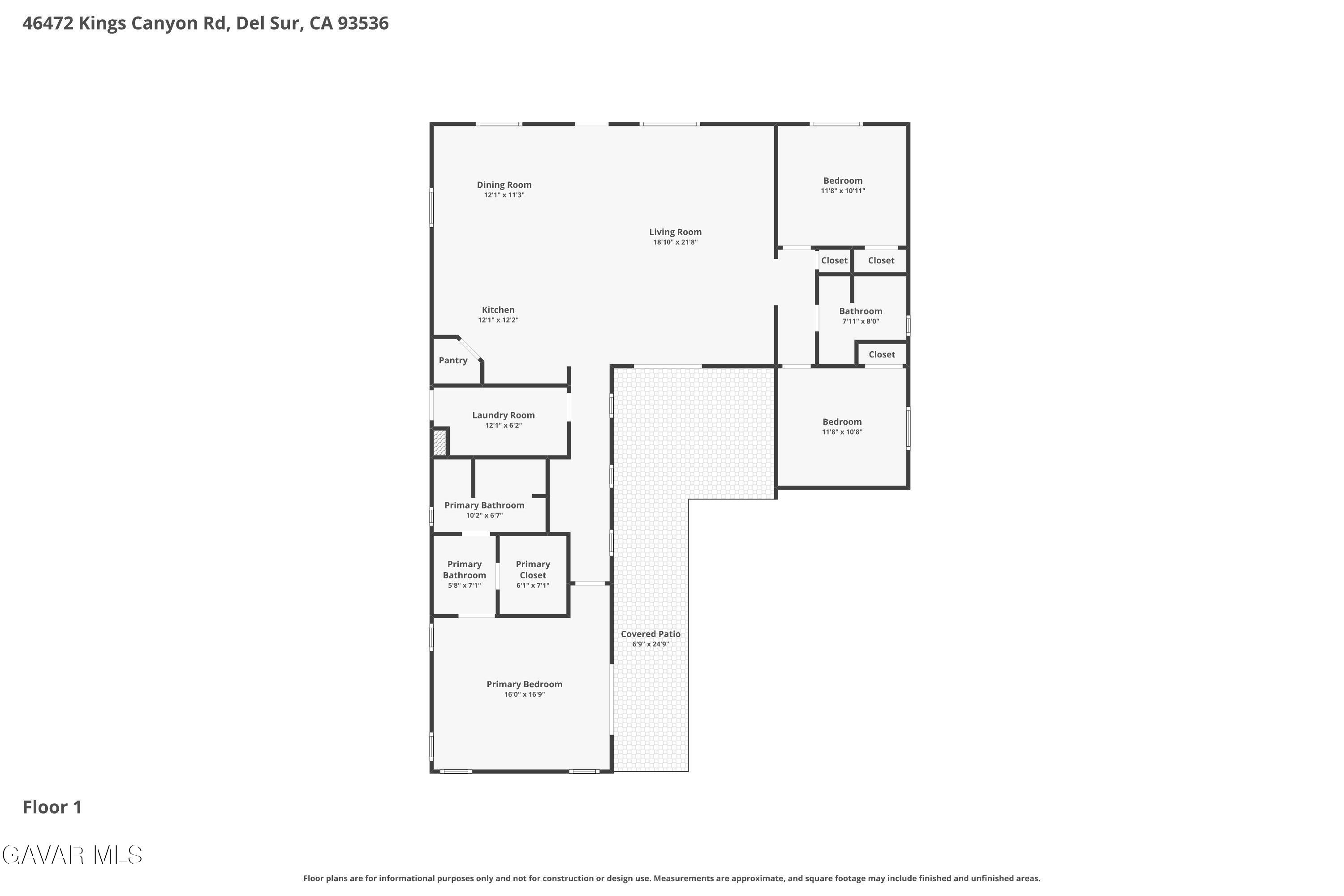 46472 Kings Canyon Road Lancaster, CA 93536 - Photo 46 of 46 Floor Plan