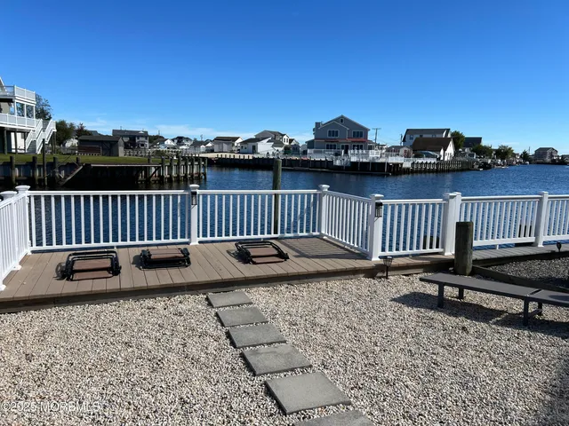 a garden view with a sitting space