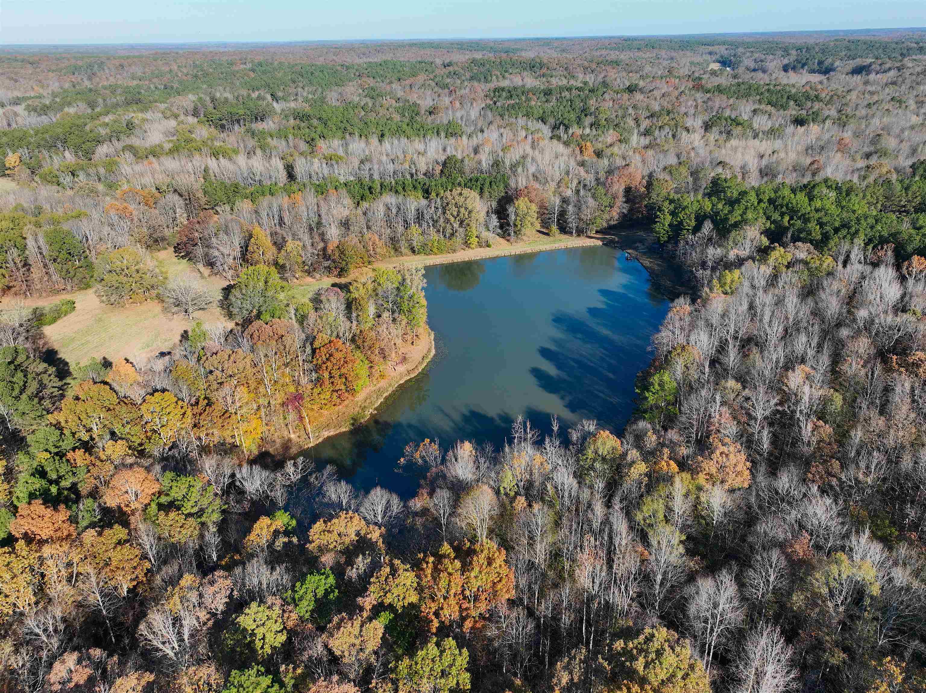 2255 Cr 105 Road Walnut, MS 38683 - Photo 6 of 31 a view of a lake with a mountain and trees all around
