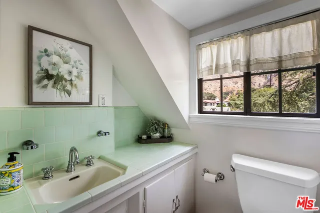 a bathroom with a sink and a toilet