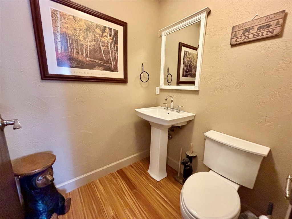 1310 Baldy Road, Unit D Breckenridge, CO 80424 - Photo 17 of 28 a white toilet sitting next to a bathroom sink