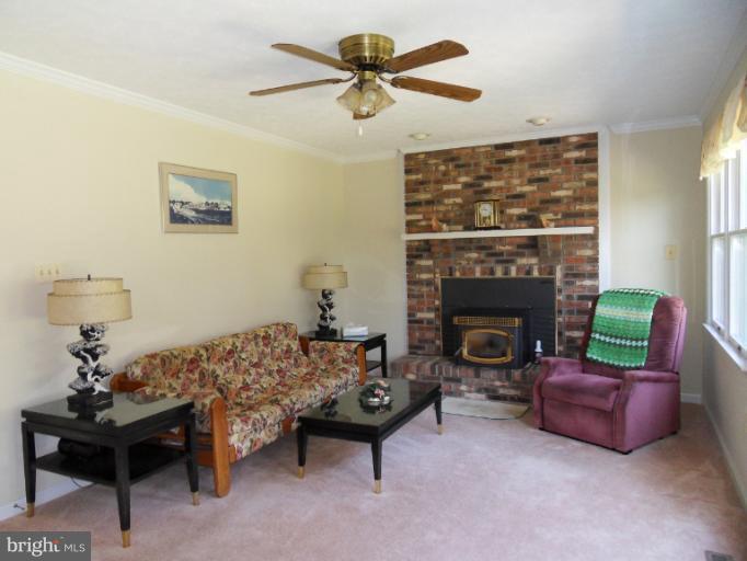 11026 George Street Lusby, MD 20657 - Photo 11 of 20 a living room with furniture and a fireplace