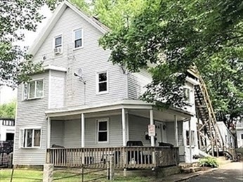 a view of a white house