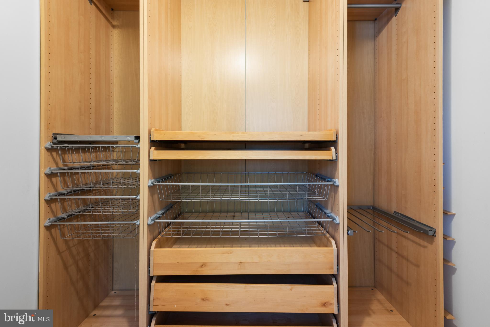 2307 15th Street Northwest, Unit 1 Washington, DC 20009 - Photo 31 of 43 a view of walk in closet with empty racks