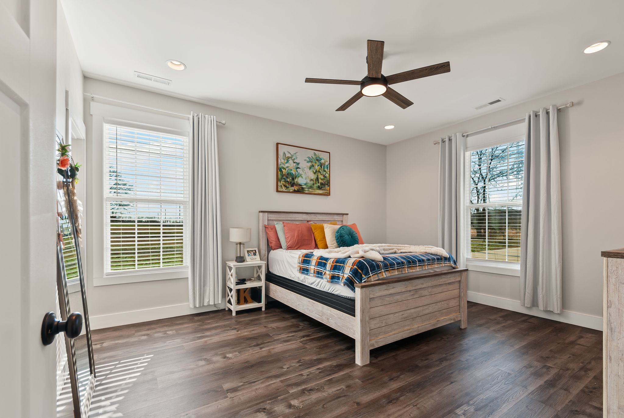 2713 Mc Connell Road Cornersville, TN 37047 - Photo 17 of 31 a bedroom with a bed and a large window