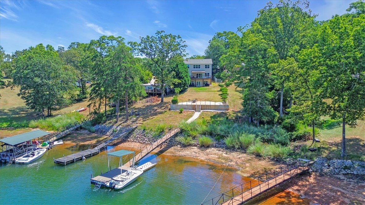 1107 Sunset Lane Anderson, SC 29626 - Photo 4 of 40 View Of Dock and Backyard