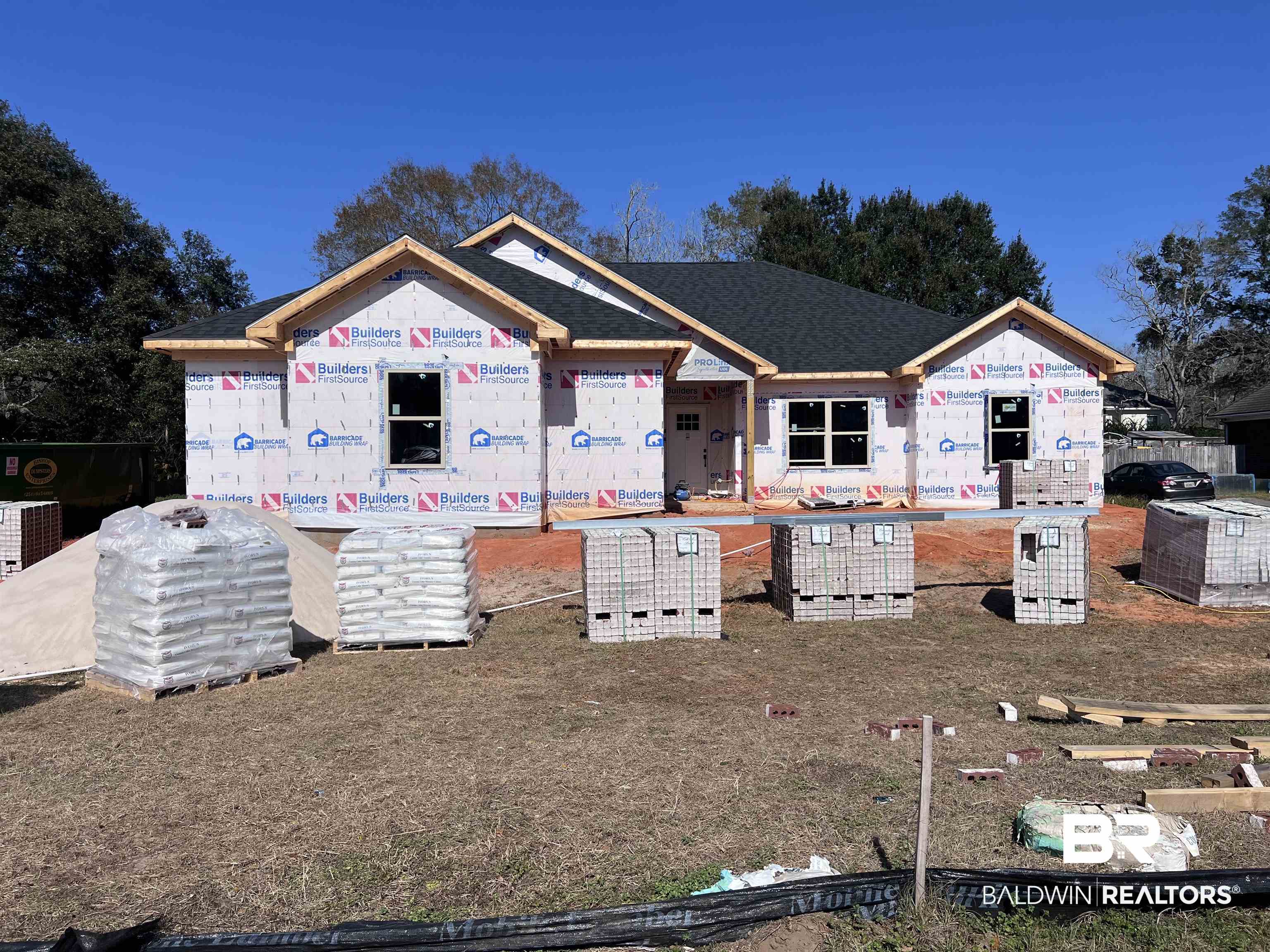8200 Amanda Lane Irvington, AL 36544 - Photo 3 of 8 Property in mid-construction with roof with shingles