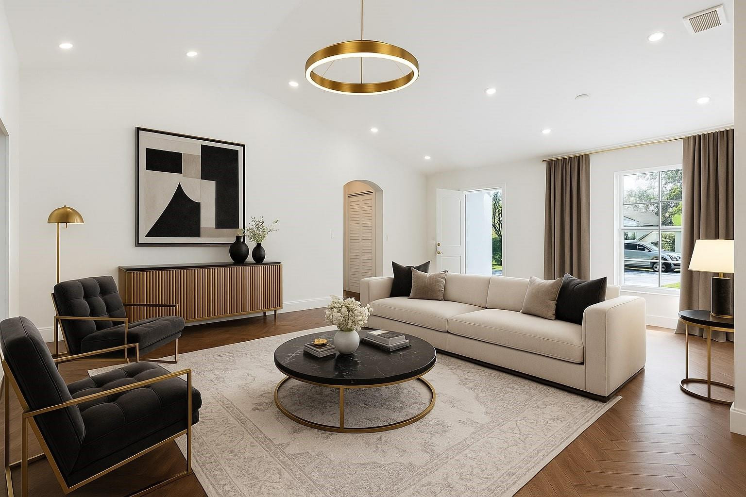 1811 Southwest 124th Way Miramar, FL 33027 - Photo 2 of 28 a living room with furniture and a large window