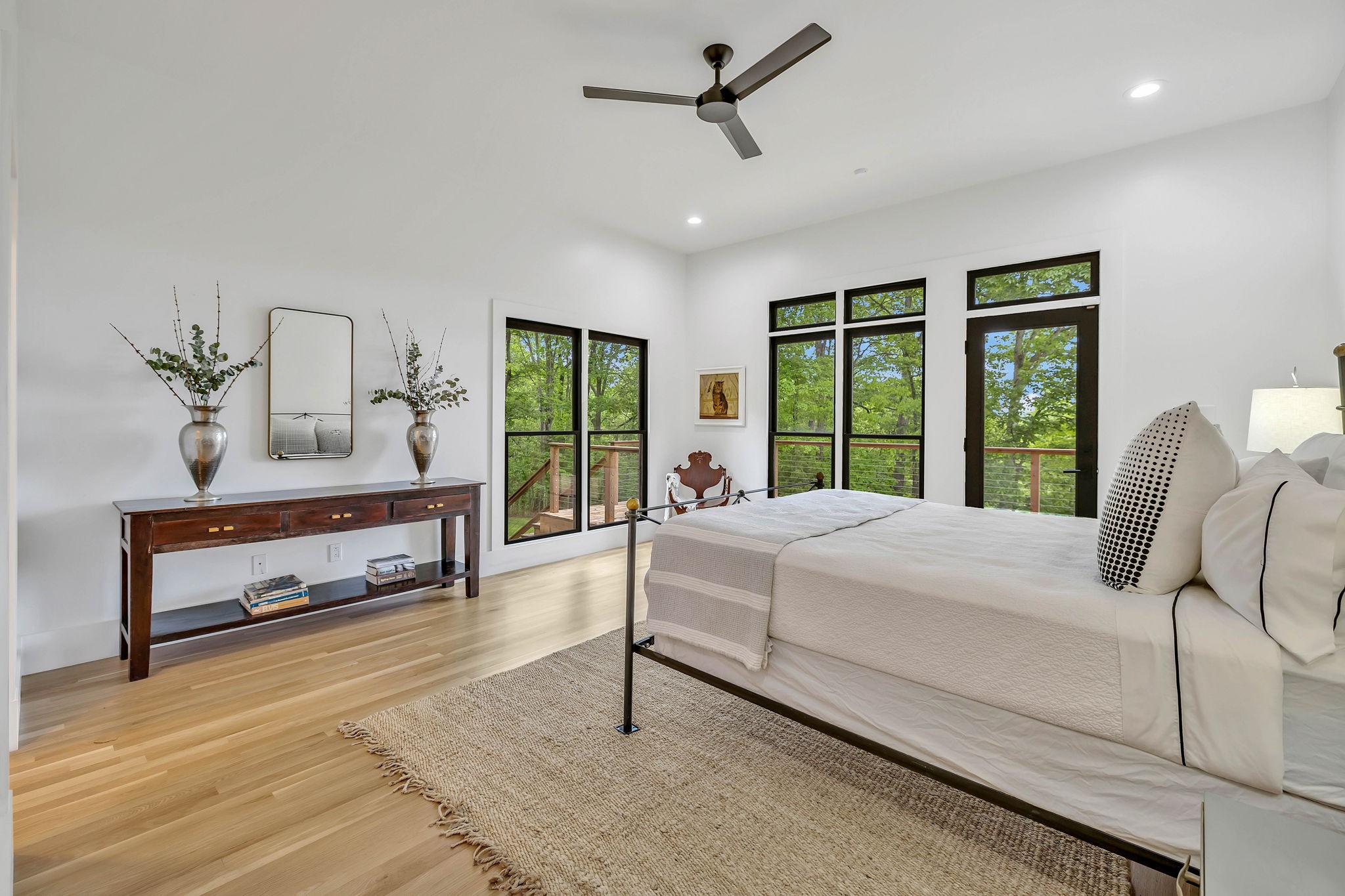 8548 Cub Creek Road Nashville, TN 37209 - Photo 16 of 43 a bedroom with a bed and large window