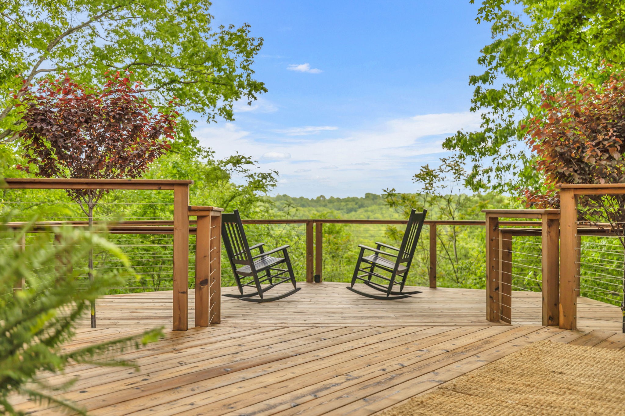 8548 Cub Creek Road Nashville, TN 37209 - Photo 38 of 43 a view of wooden deck with a lake view