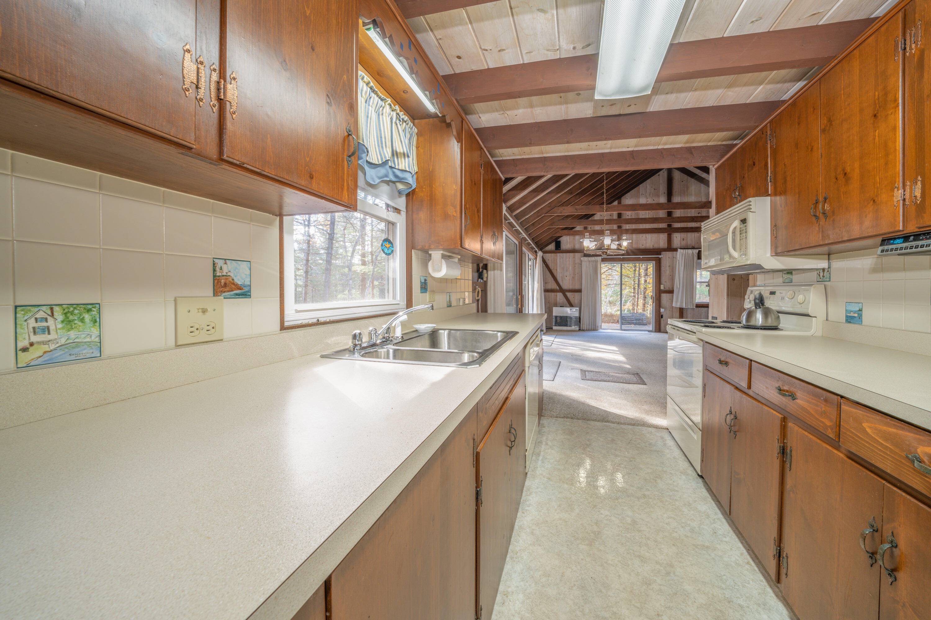 12 Hall Quarry Road Mount Desert, ME 04660 - Photo 12 of 48 Kitchen from Entry Door to Dining Area-L
