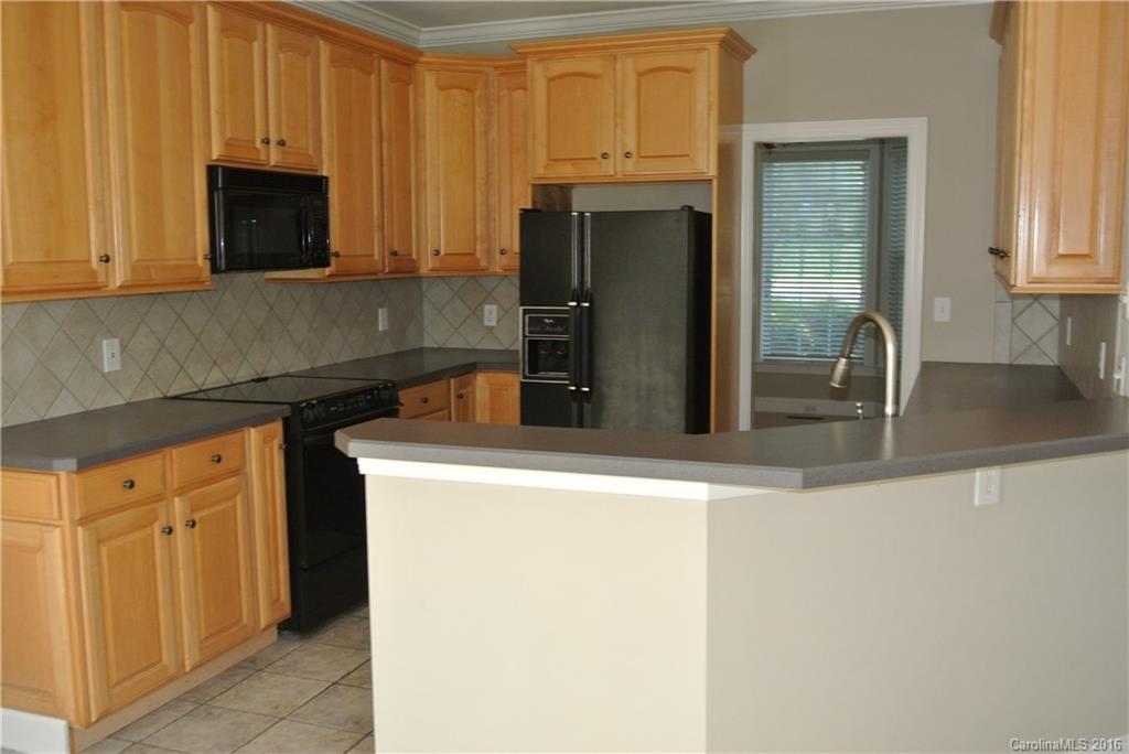 10100 White Cascade Drive Charlotte, NC 28269 - Photo 9 of 19 a kitchen with a sink and a refrigerator