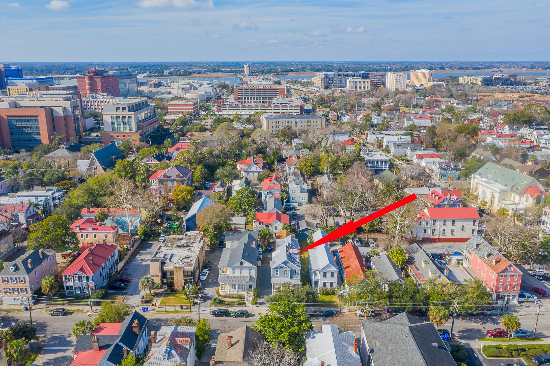 195 Rutledge Avenue, Unit A & B Charleston, SC 29403 - Photo 54 of 54 20190208-DJI_0390marker