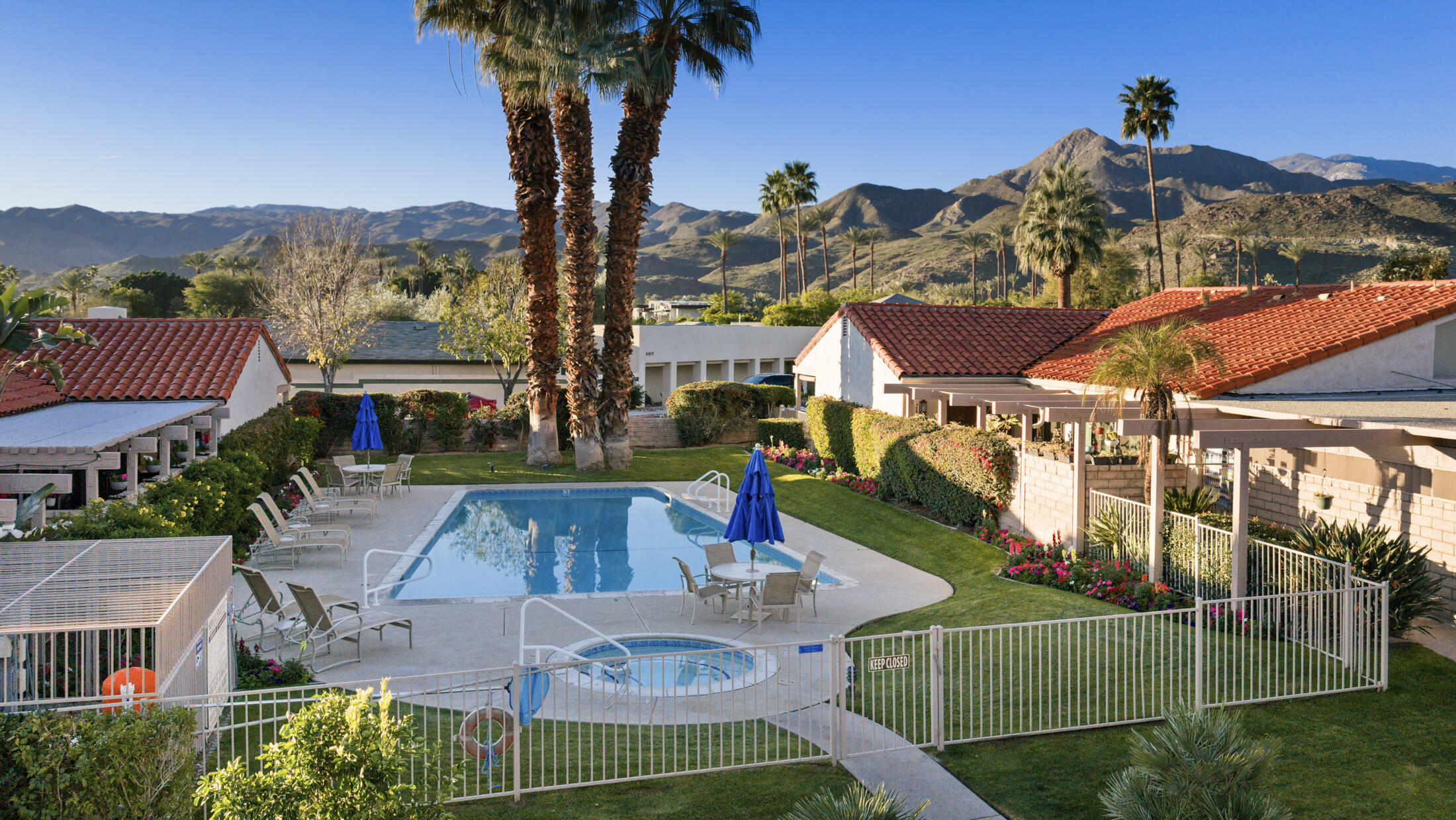 6155 East Driver Road Palm Springs, CA 92264 - Photo 18 of 22 an aerial view of a house