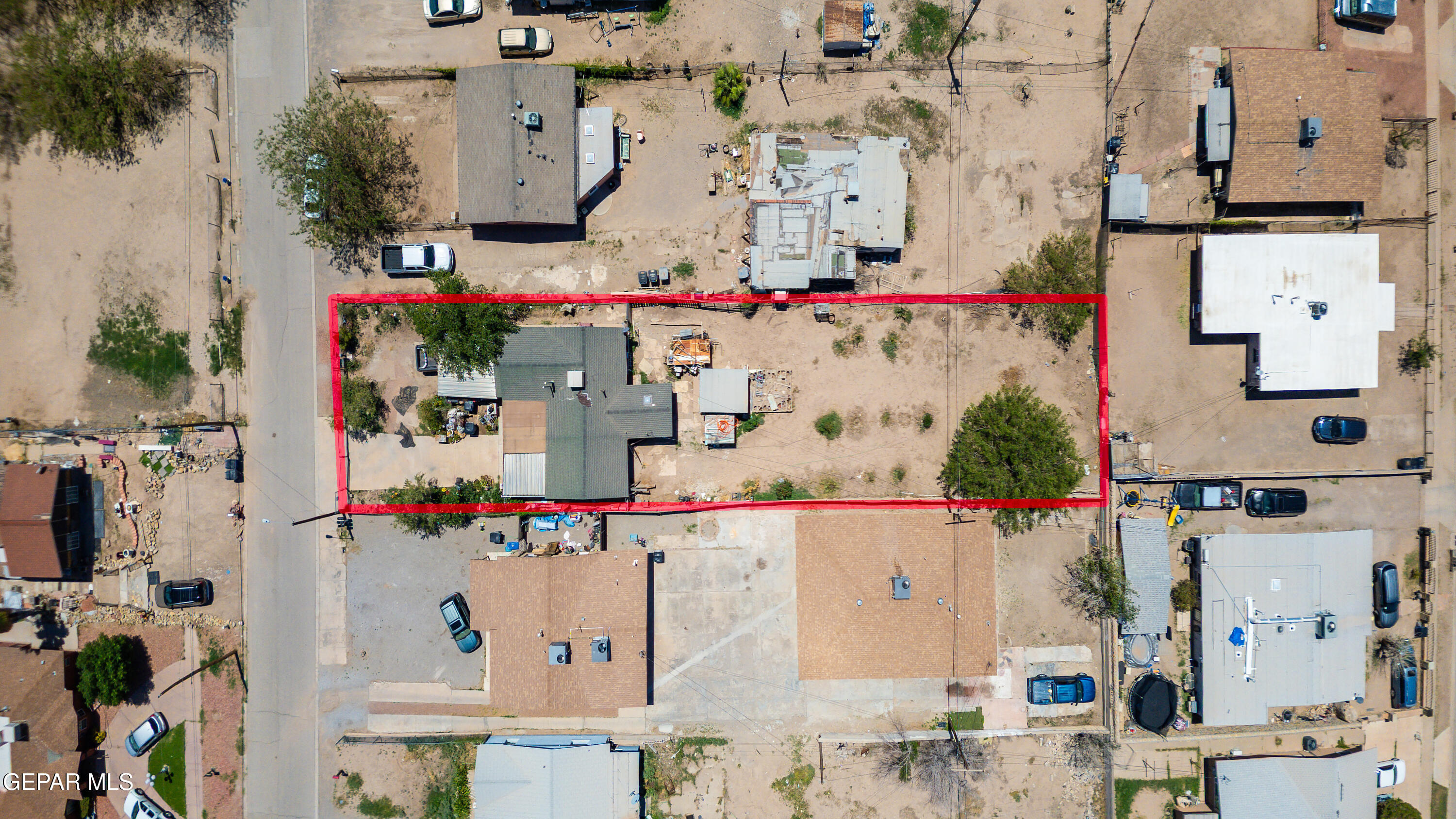 219 Polo Inn Road El Paso, TX 79915 - Photo 24 of 25 an aerial view of residential houses with outdoor space and street view