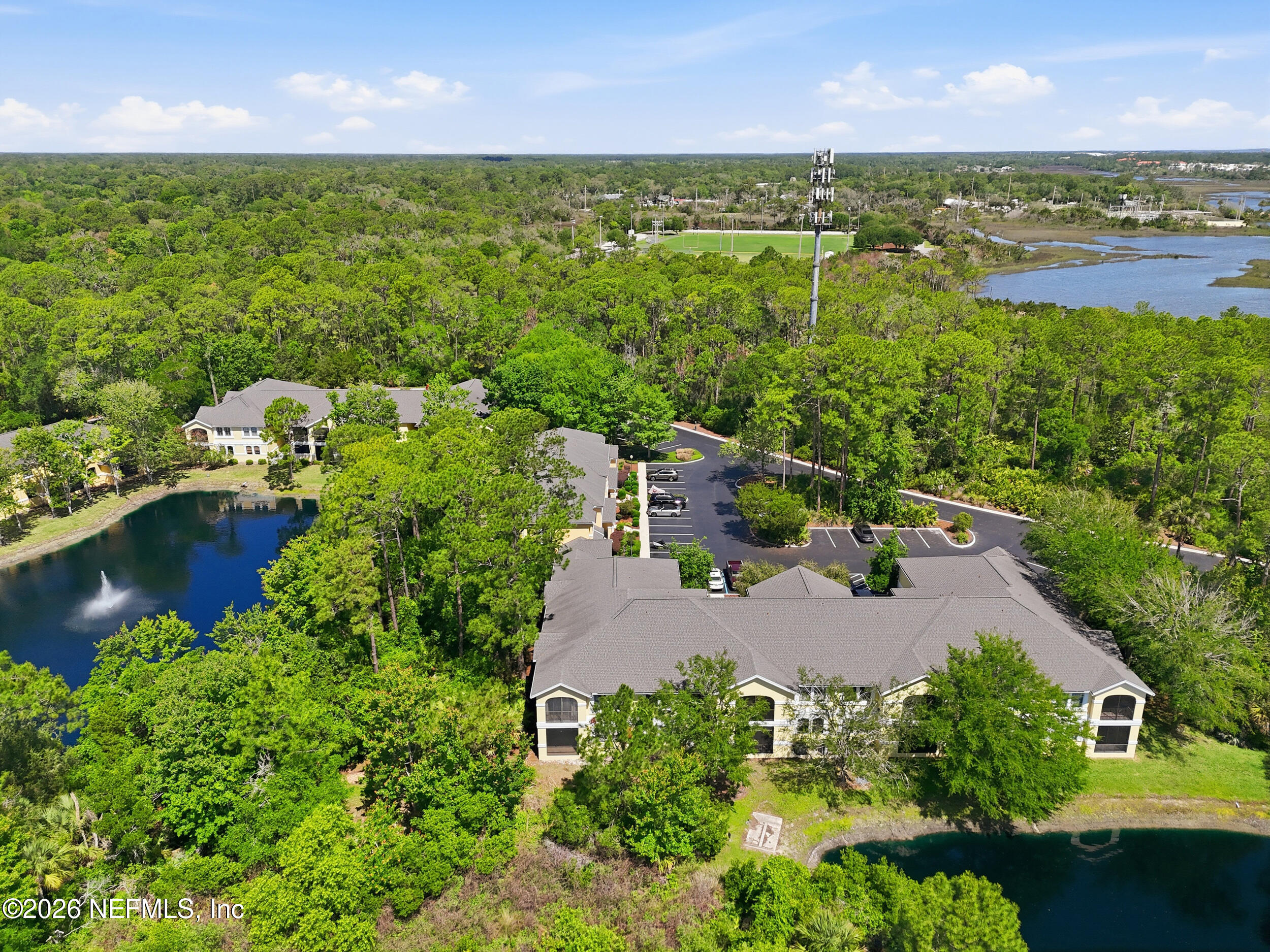 1529 Vista Cove Road St. Augustine, FL 32084 - Photo 41 of 75 an aerial view of residential houses with outdoor space and swimming pool