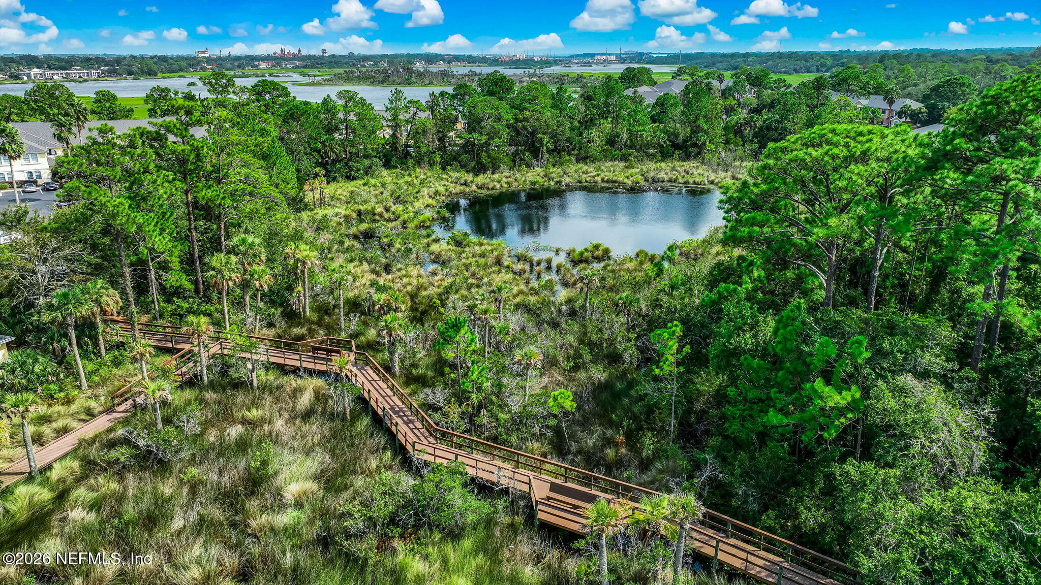 1529 Vista Cove Road St. Augustine, FL 32084 - Photo 68 of 75 a view of a yard from a balcony