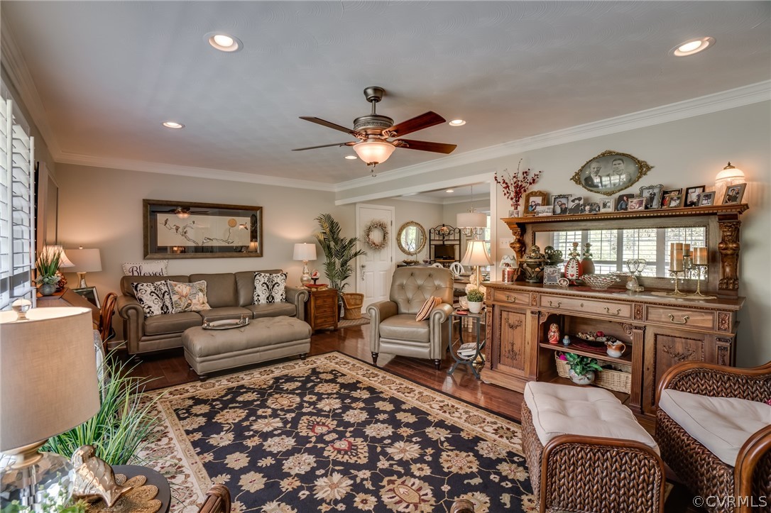 8359 Cadys Mill Road Hanover, VA 23069 - Photo 5 of 43 Living room flows into dining area and kitchen