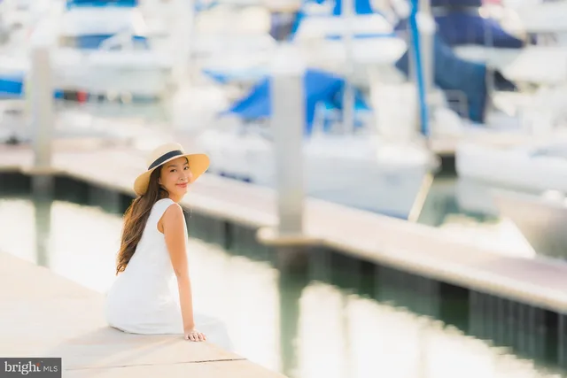 a view of a garden with a lake