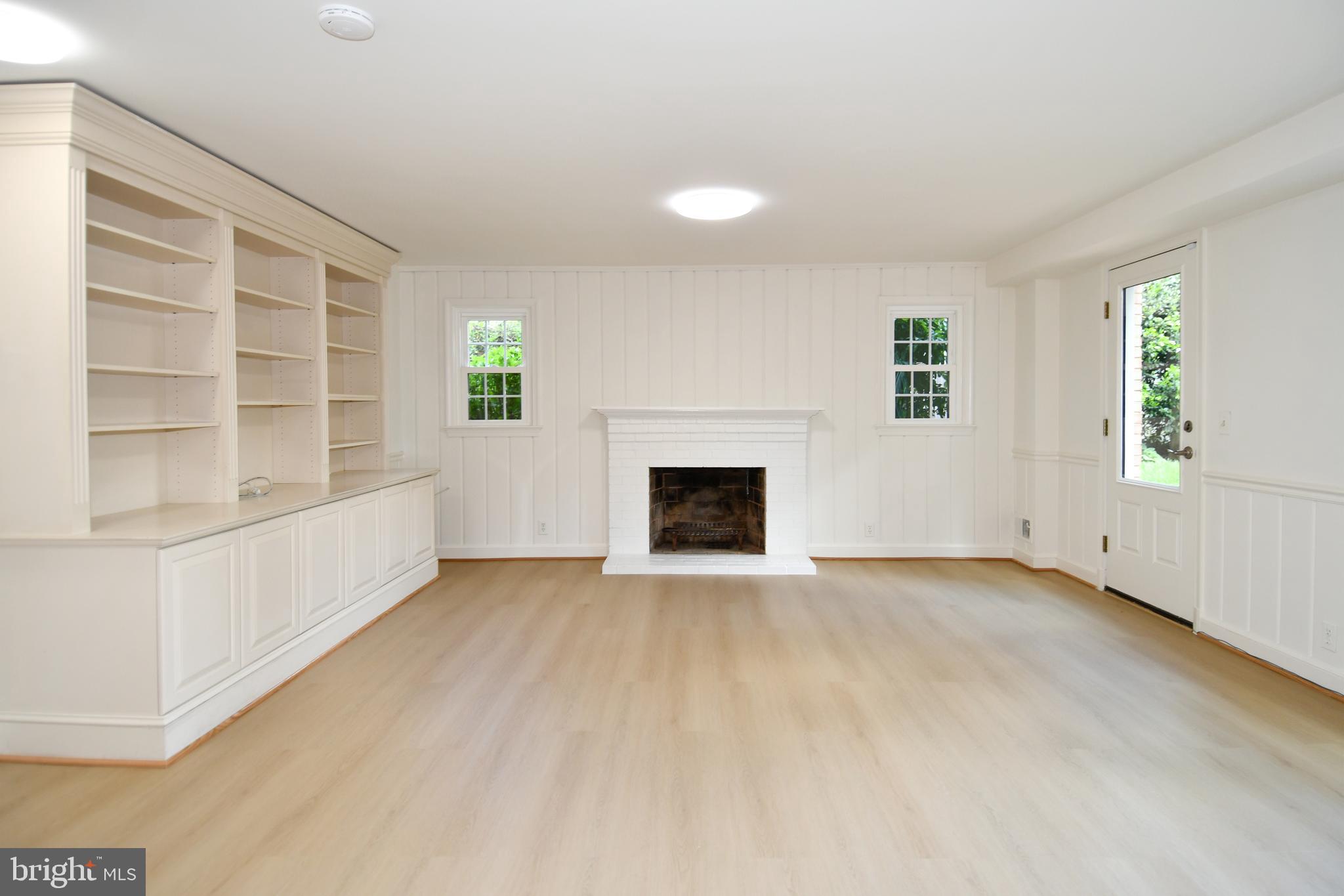 7109 Radnor Road Bethesda, MD 20817 - Photo 45 of 82 LL 1 FAM RM WOOD BURNING FP & BUILT-IN WALL UNIT