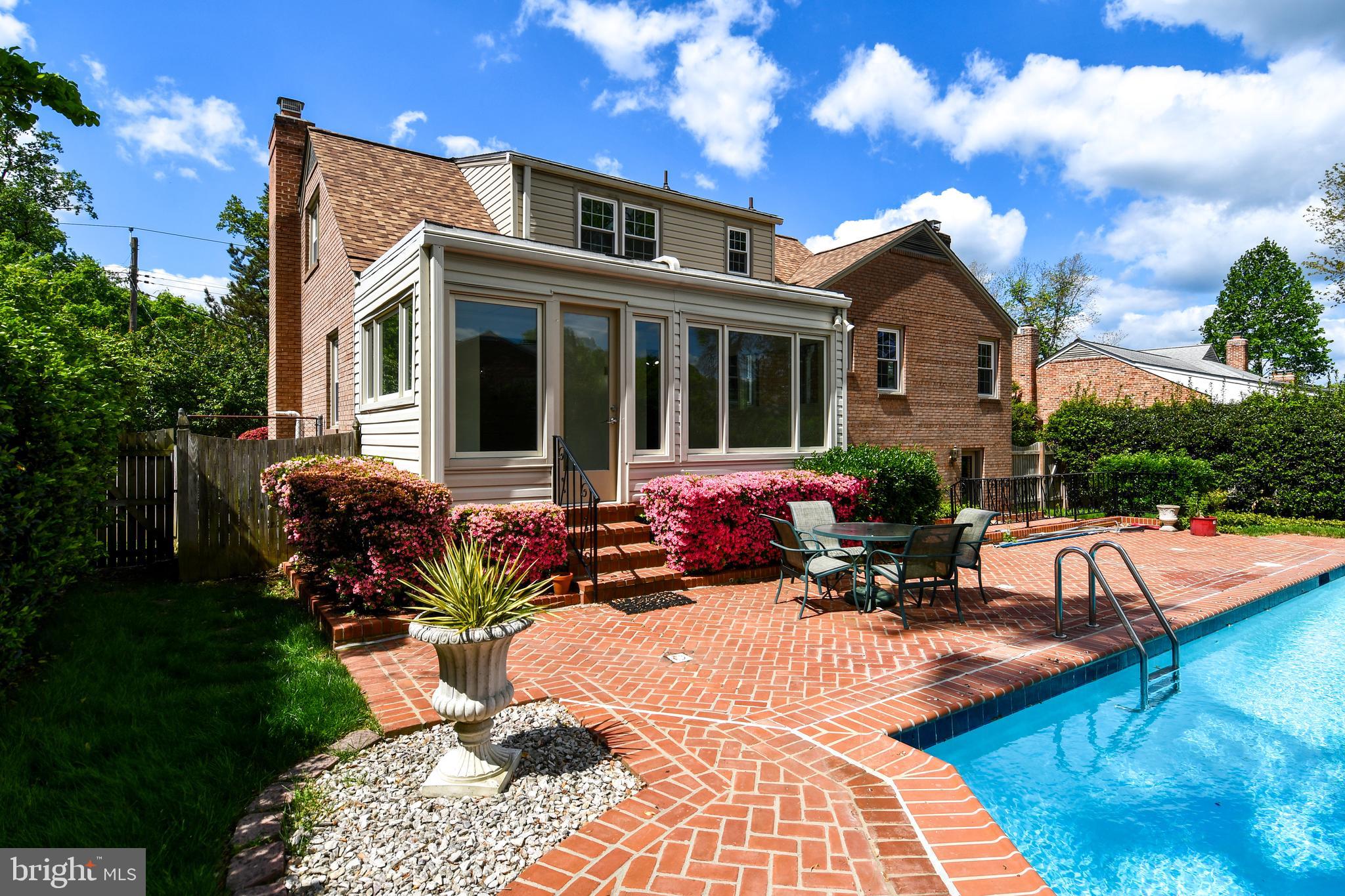7109 Radnor Road Bethesda, MD 20817 - Photo 65 of 82 EXTERIOR REAR VIEW OF SUNROOM